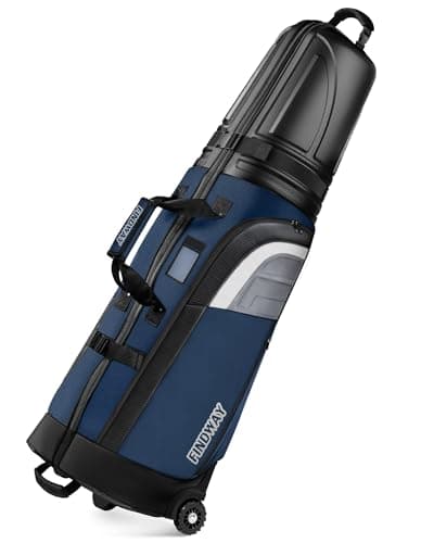 findway findway Golf Travel Bag with ABS Hard Case Top