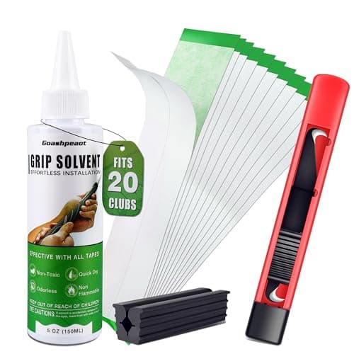 Goashpeaot Goashpeaot Golf Club Regripping Kit (solvent, tape, hook blade, vise clamp)